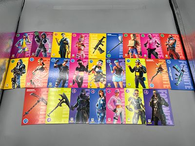 (25) 2021 Panini Fortnite Trading Cards