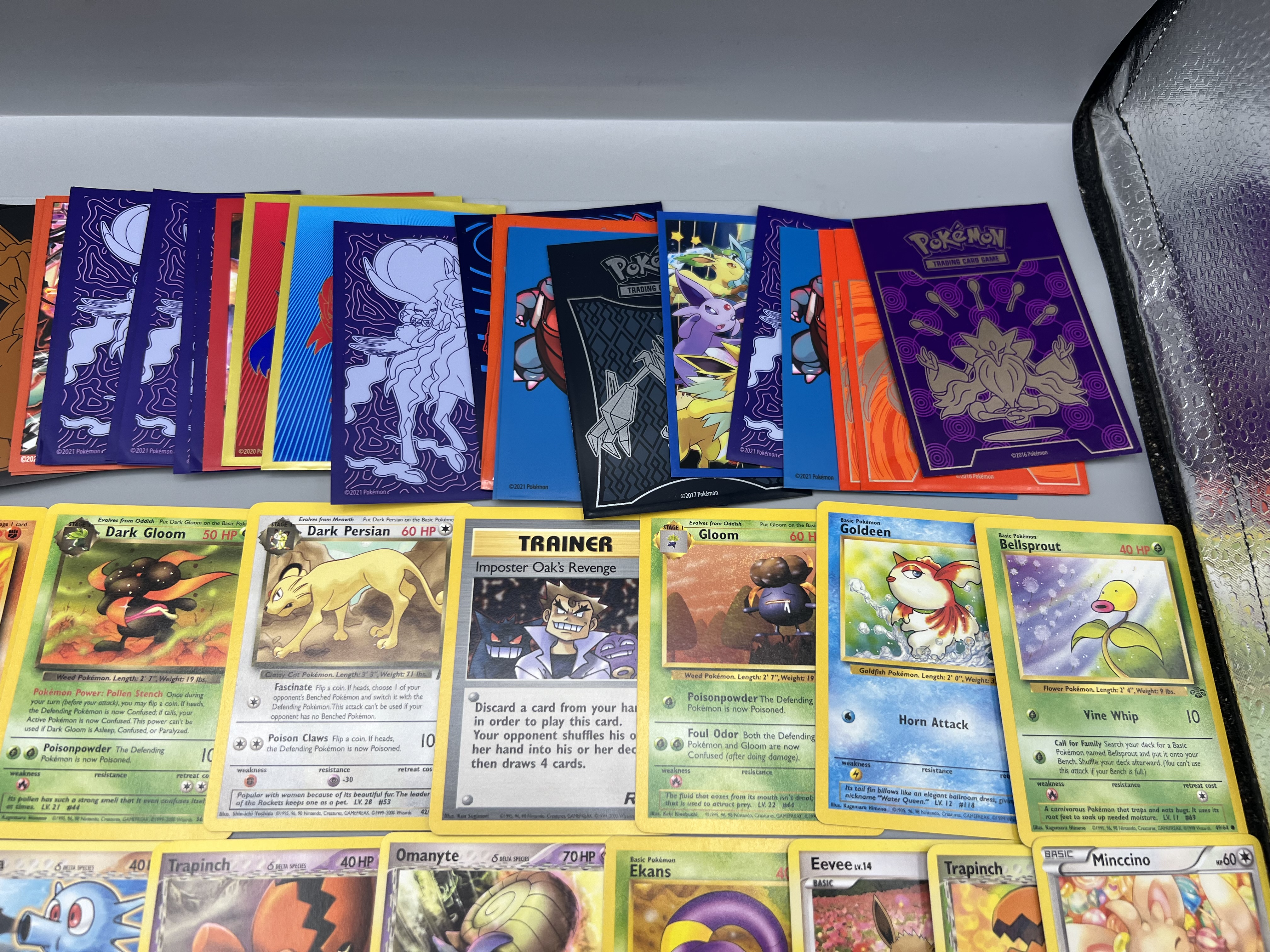 Lot of Assorted Vintage Pokemon Cards W/ Some Sleeves - Varying Conditions