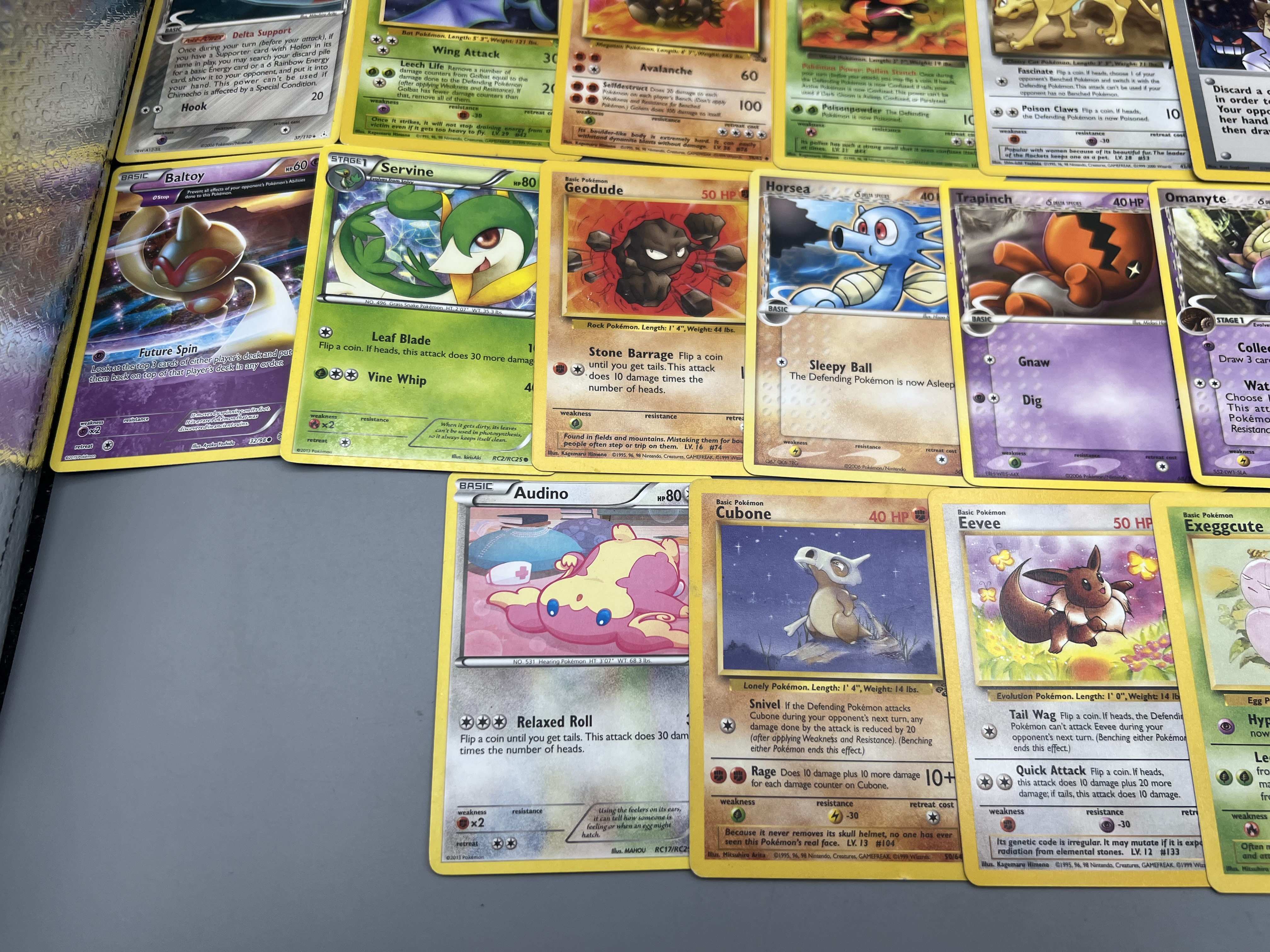 Lot of Assorted Vintage Pokemon Cards W/ Some Sleeves - Varying Conditions