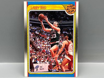 1988 Fleer Larry Bird All Star #124