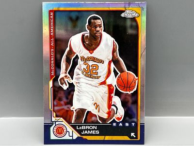 2025 Topps Chrome LeBron James McDonald's All American Refractor #98