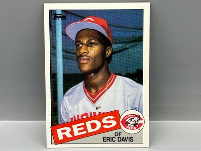 1985 Topps Eric Davis RC #627