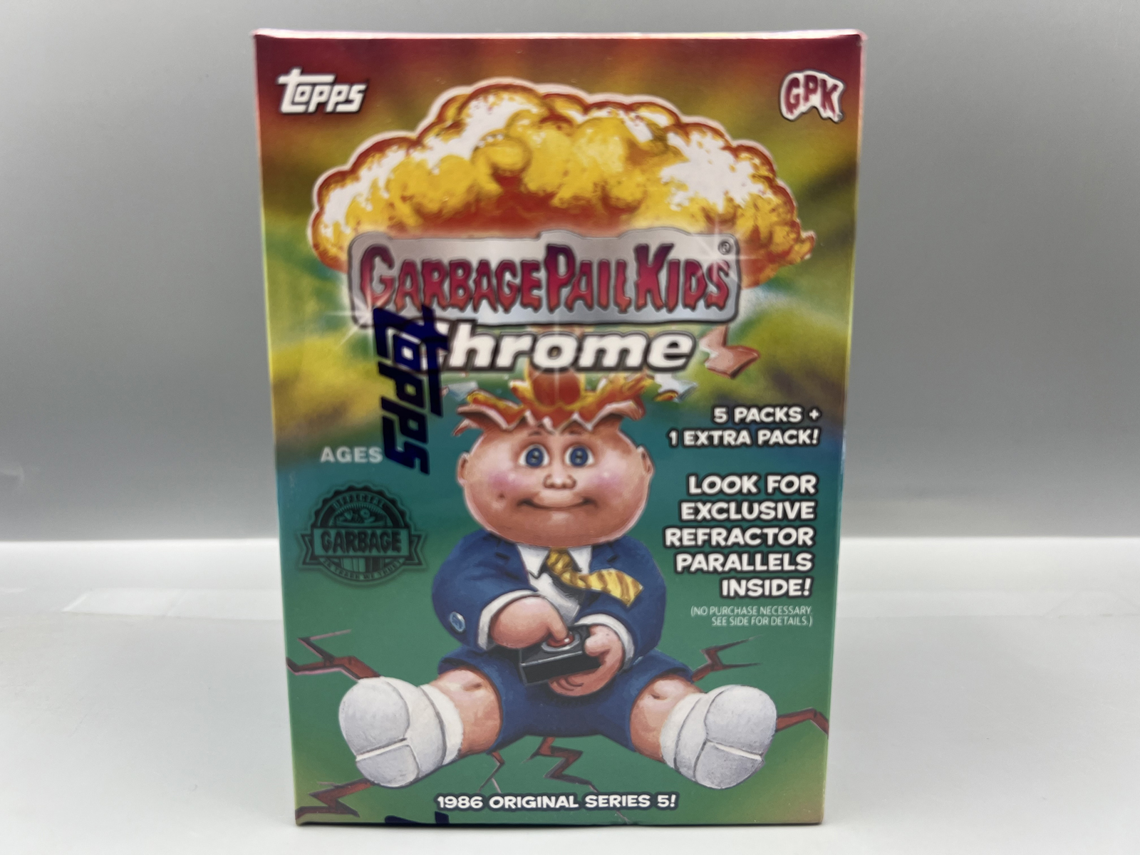 2023 Topps Chrome Garbage Pail Kids '86 Original Series 5 Factory Sealed Blaster Box