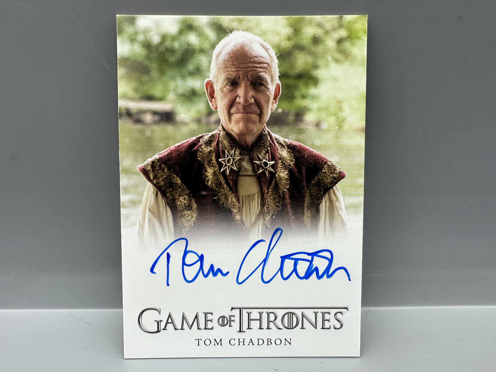 2024 Rittenhouse Game of Thrones Legends of the Realm Tom Chadbon as High Septon Autograph Card