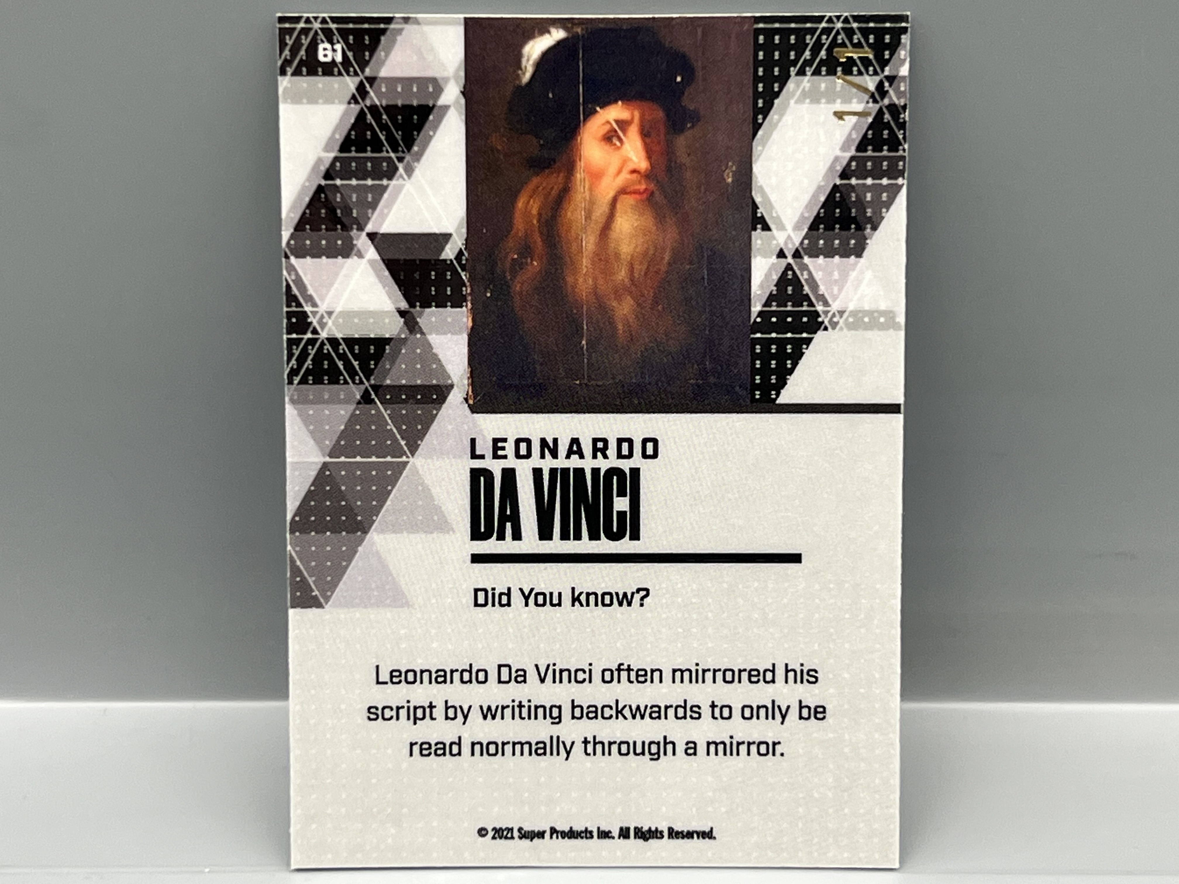 2021 Pieces of The Past Leonardo Da Vinci Superfractor #1/1
