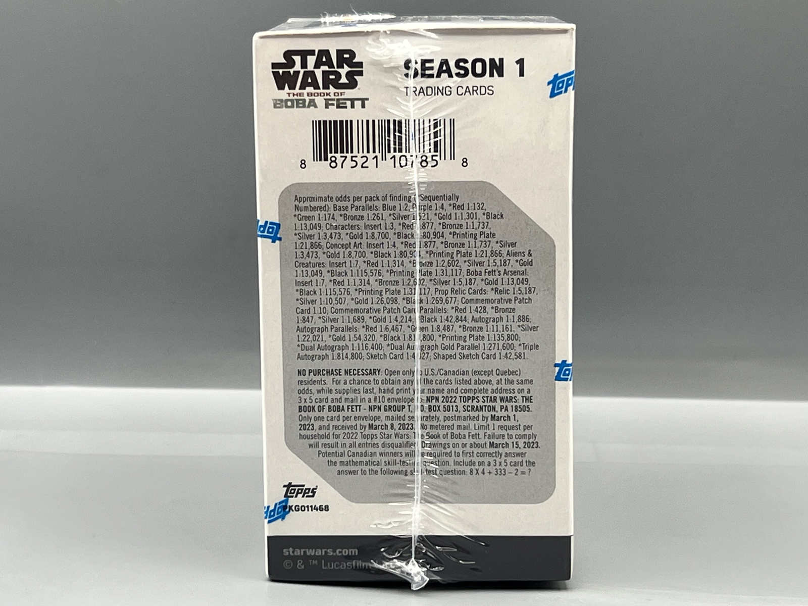 2022 Topps Stars Wars The Book of Boba Fett Factory Sealed Blaster Box
