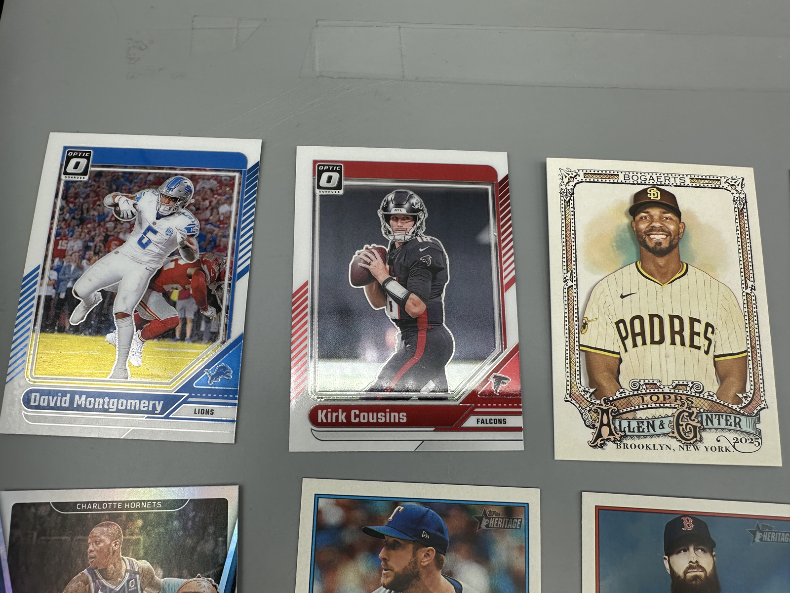 Lot of of (15) Multi-Sport Trading Cards with Rookies - Topps Panini and Upper Deck Brands