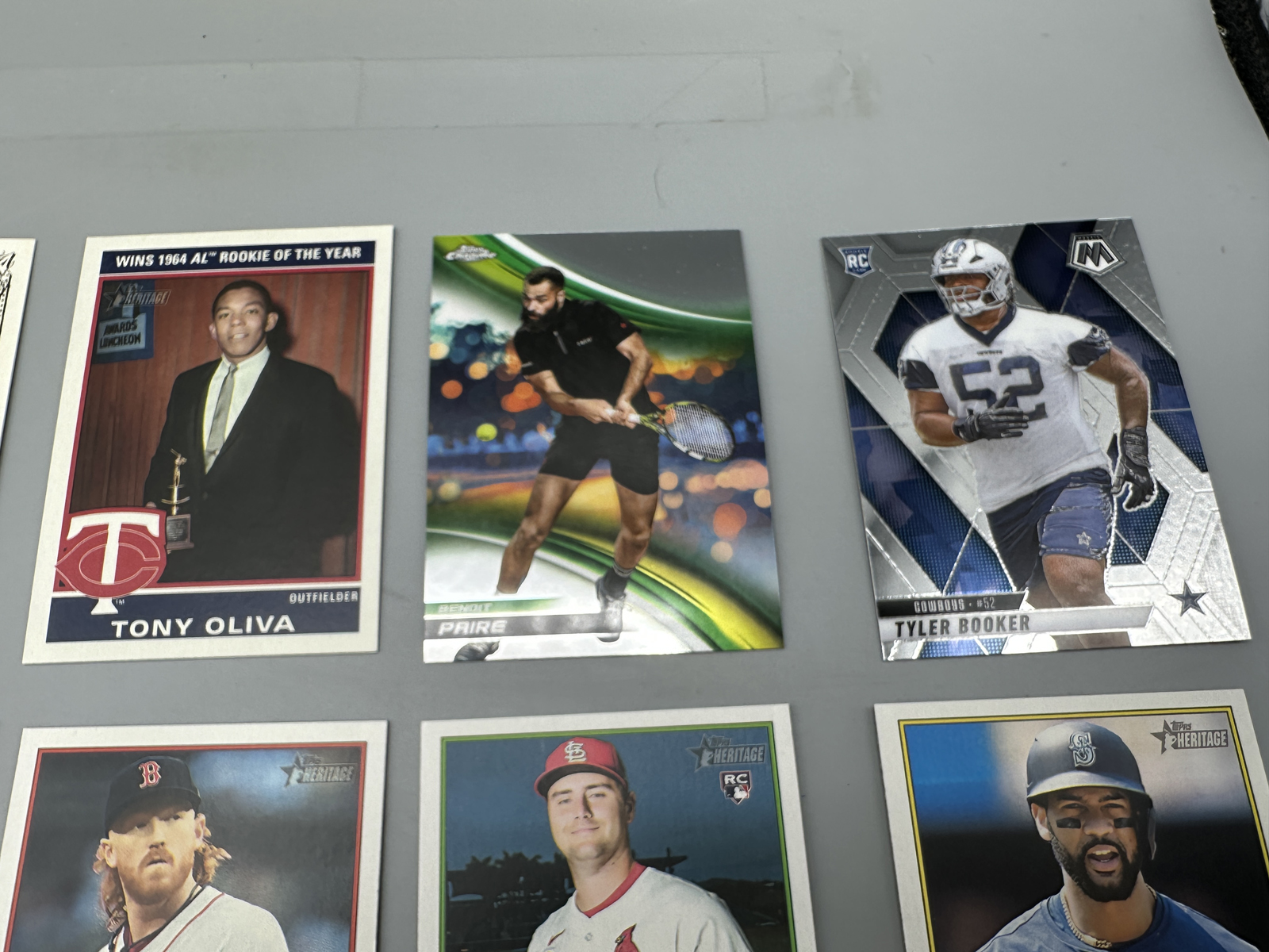 Lot of of (15) Multi-Sport Trading Cards with Rookies - Topps Panini and Upper Deck Brands