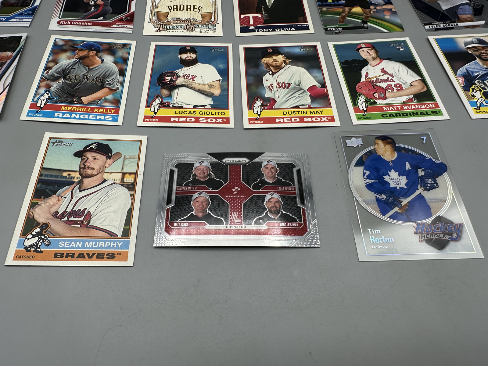 Lot of of (15) Multi-Sport Trading Cards with Rookies - Topps Panini and Upper Deck Brands