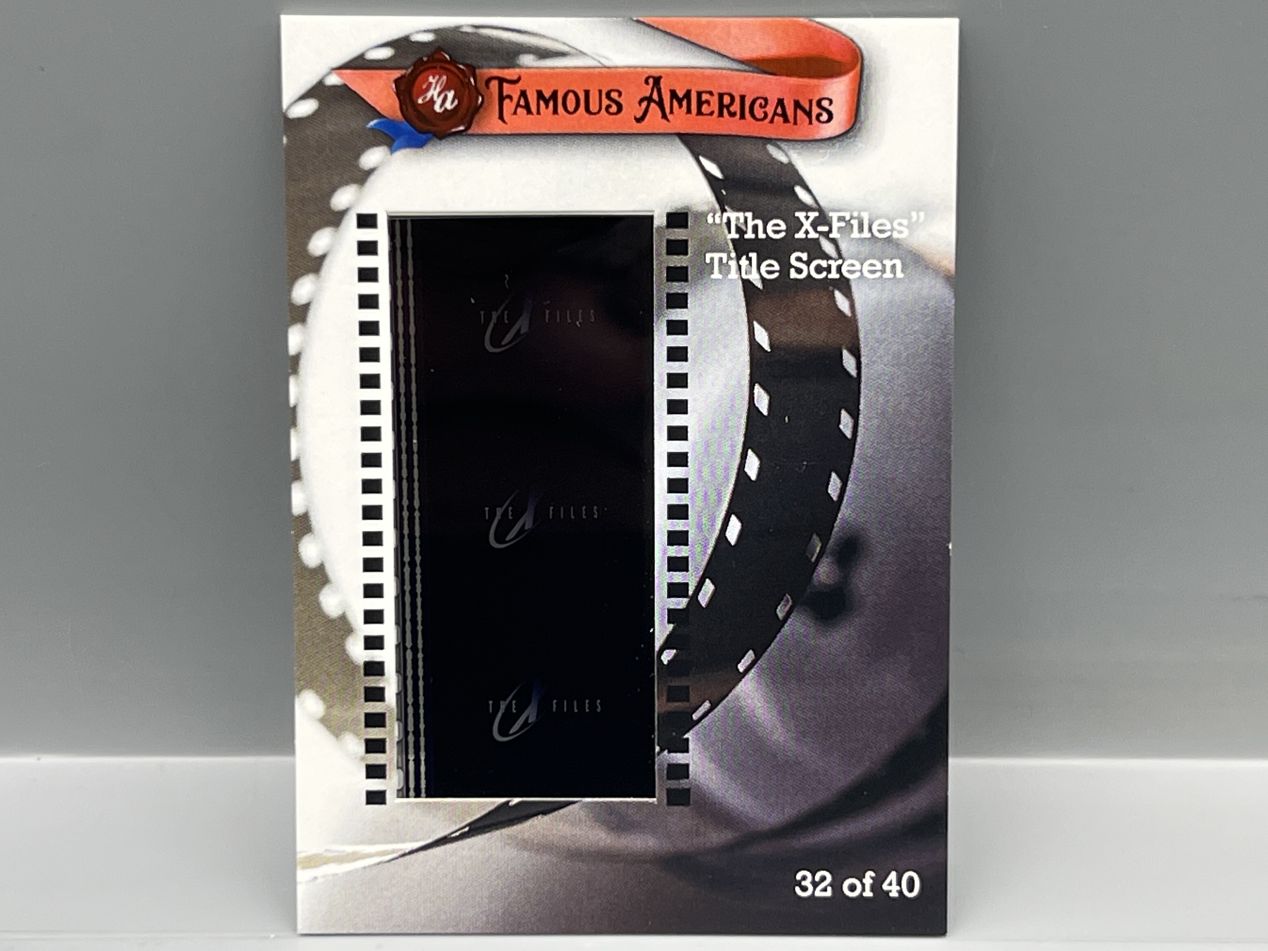 2021 Historic Autograph Co. Famous Americans The X Files Title Screen Film Cell #32/40
