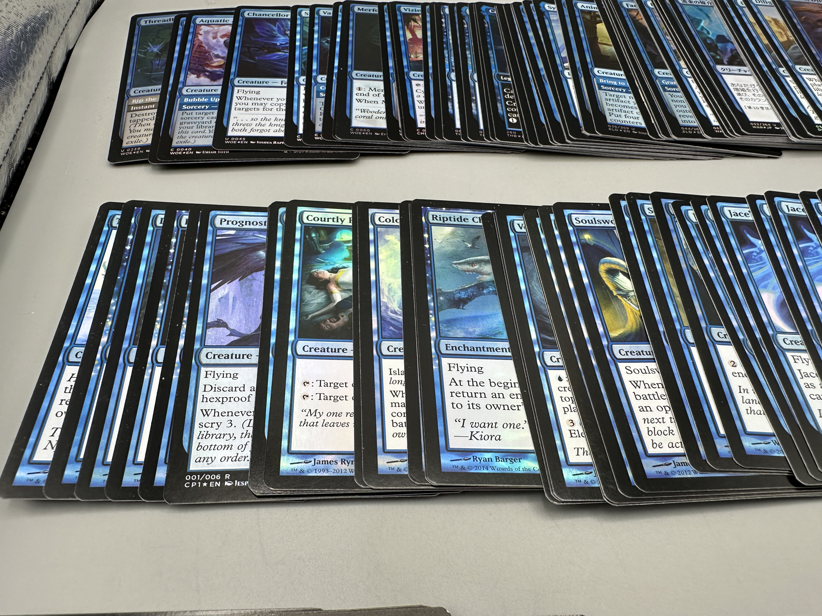 Magic The Gathering Trading Cards Blue Lot
