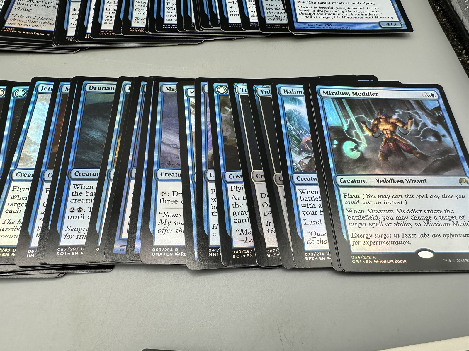 Magic The Gathering Trading Cards Blue Lot