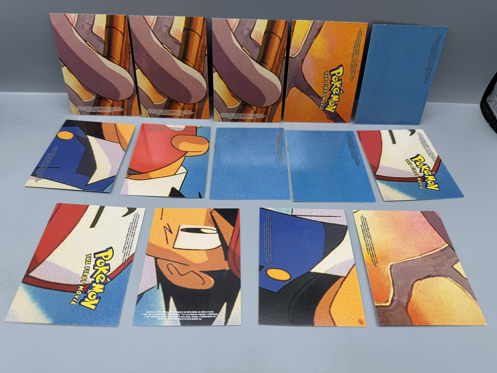 1999 Topps Pokemon The First Movie Sticker Cards Lot of 14 - Charizard (x3), Pikachu, Blastoise
