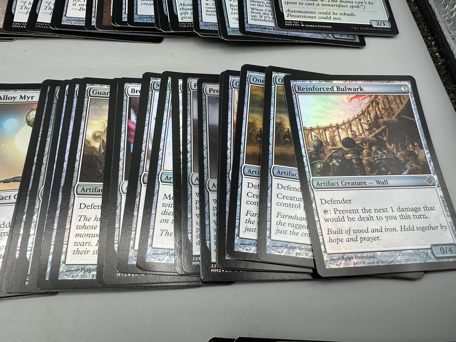 Lot of Magic The Gathering Trading Cards Artifact and Colorless Eldrazi Foil and Promo Lot