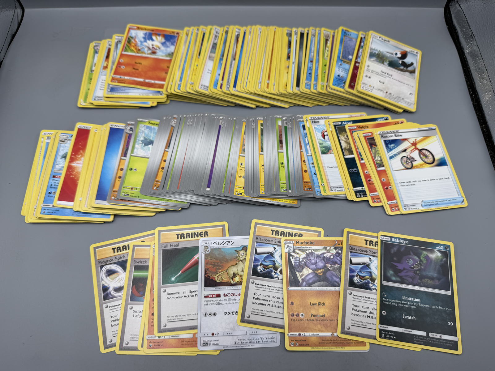 Box of Misc Pokemon Cards - Varying Conditions - some with very heavy wear