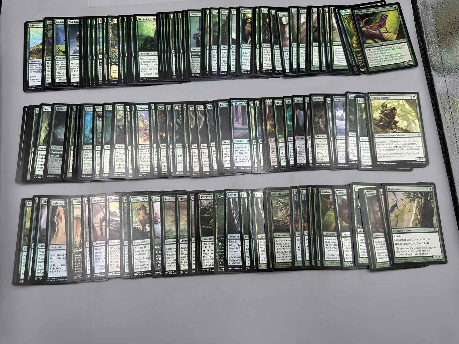 Lot of Magic The Gathering MTG Green Rare and Uncommon Cards