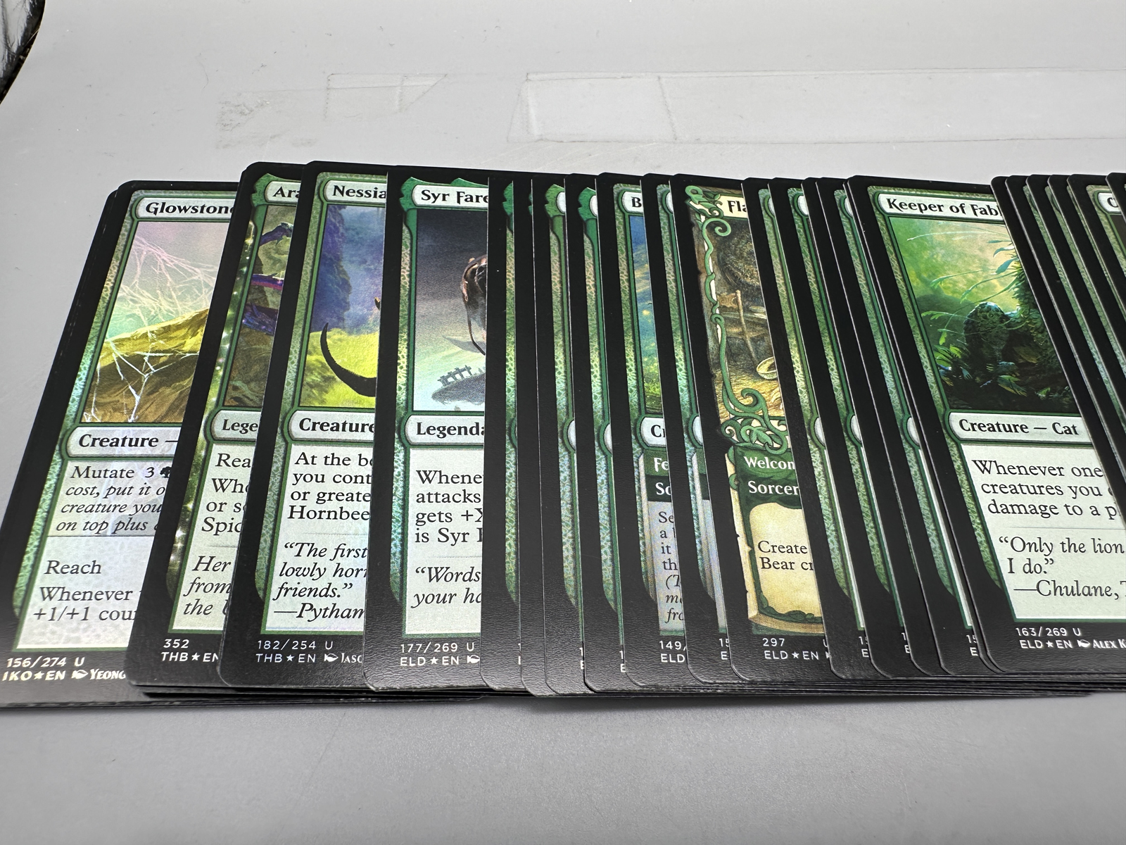 Lot of Magic The Gathering MTG Green Rare and Uncommon Cards