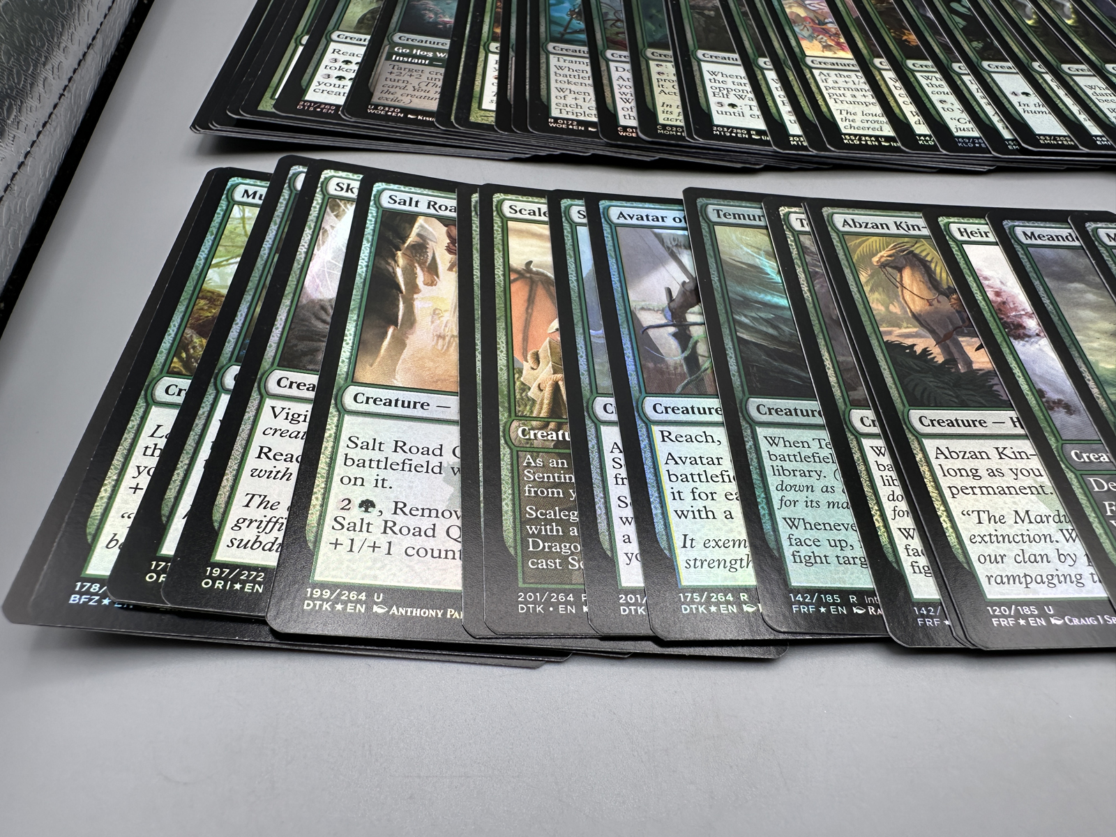 Lot of Magic The Gathering MTG Green Rare and Uncommon Cards