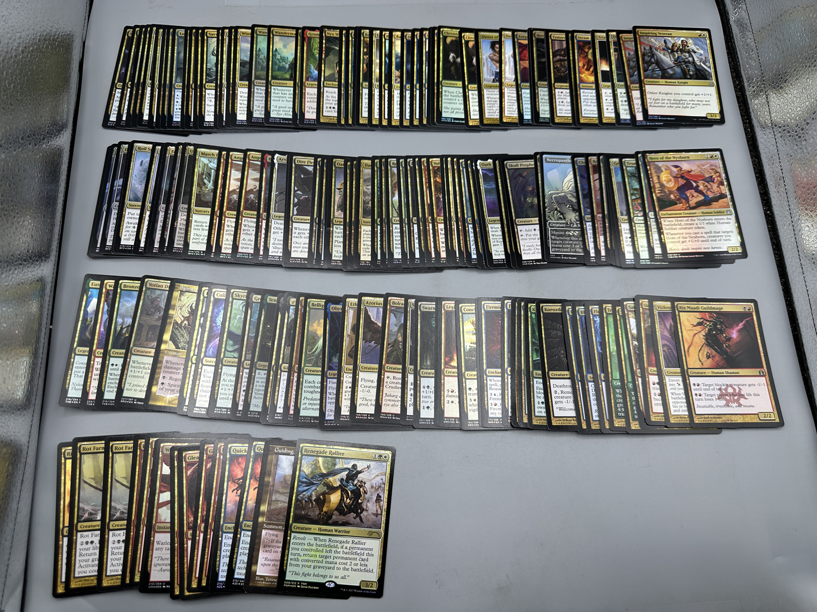Lot of Magic The Gathering Multicolored Trading Cards Including Rares and Foil Promos