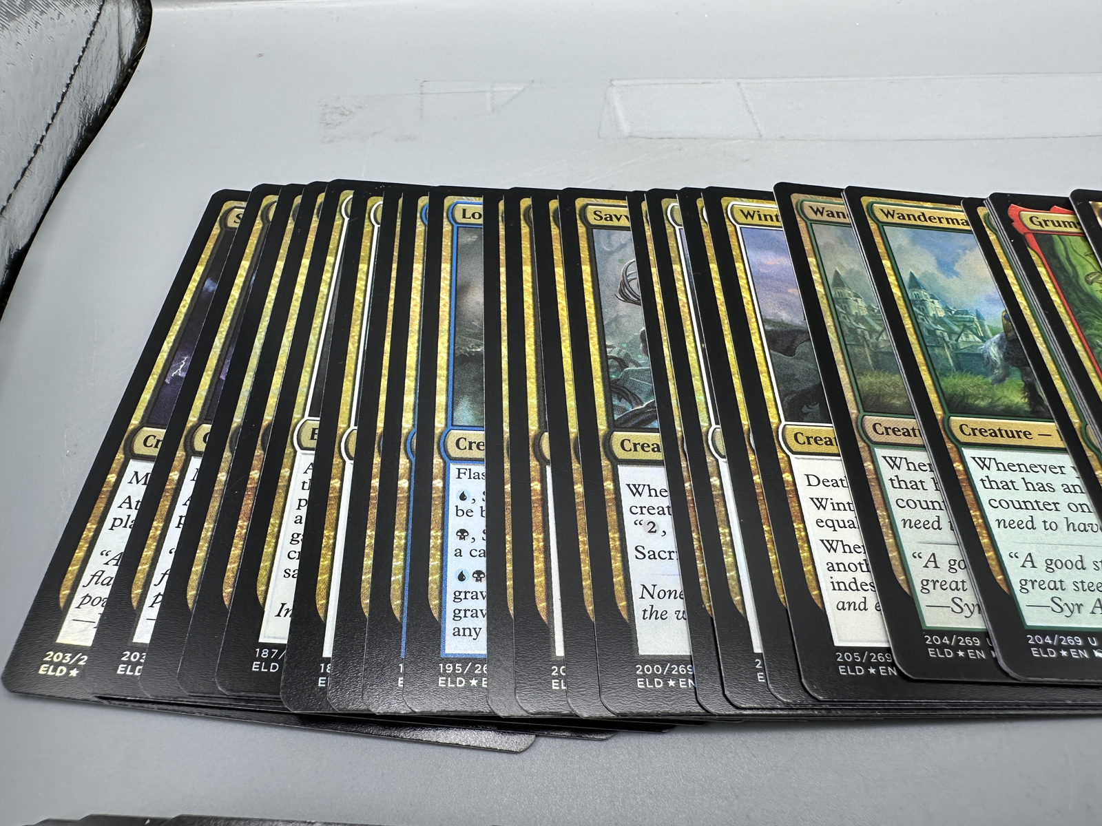 Lot of Magic The Gathering Multicolored Trading Cards Including Rares and Foil Promos