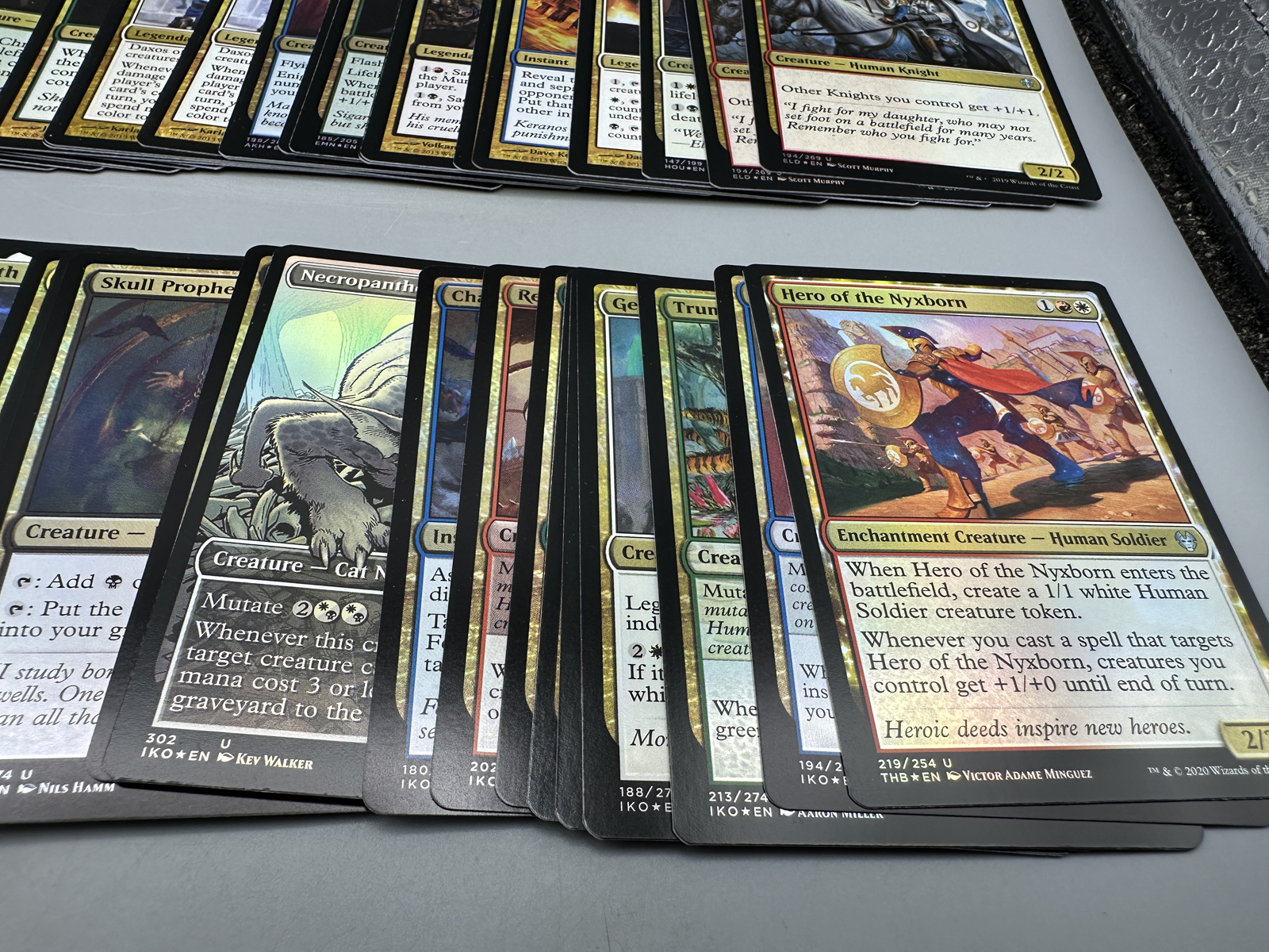 Lot of Magic The Gathering Multicolored Trading Cards Including Rares and Foil Promos