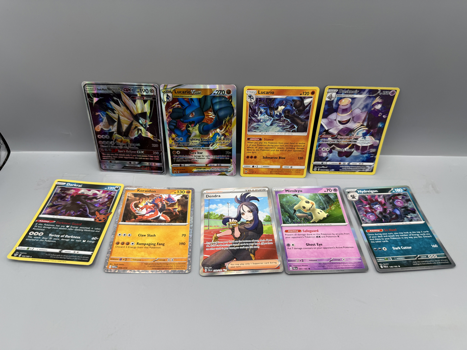 Pokemon Holo Lot of 9 - Varying conditions - some with heavy wear