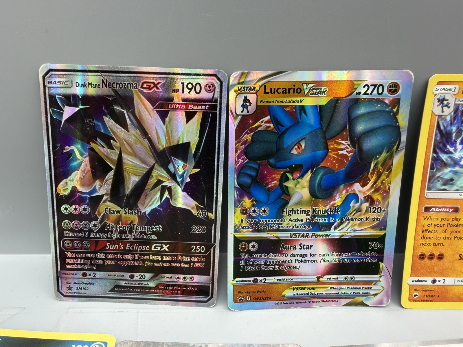 Pokemon Holo Lot of 9 - Varying conditions - some with heavy wear