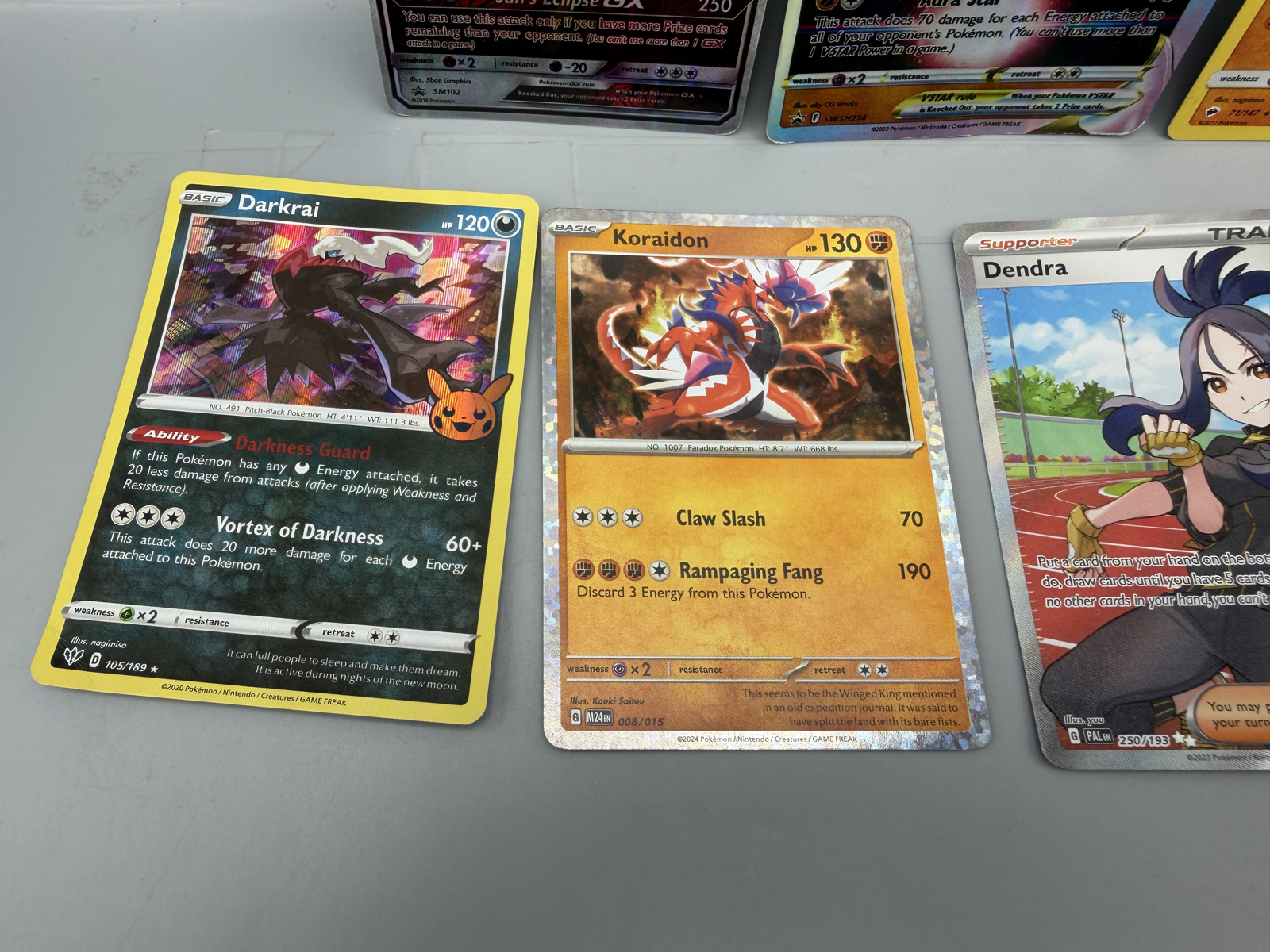 Pokemon Holo Lot of 9 - Varying conditions - some with heavy wear
