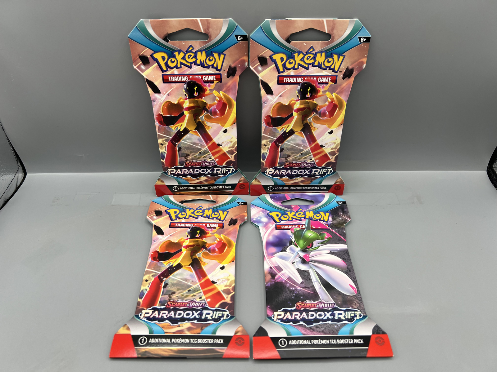 (4) 2023 Pokemon Scarlet & Violet Paradox Rift Factory Sealed Booster Packs