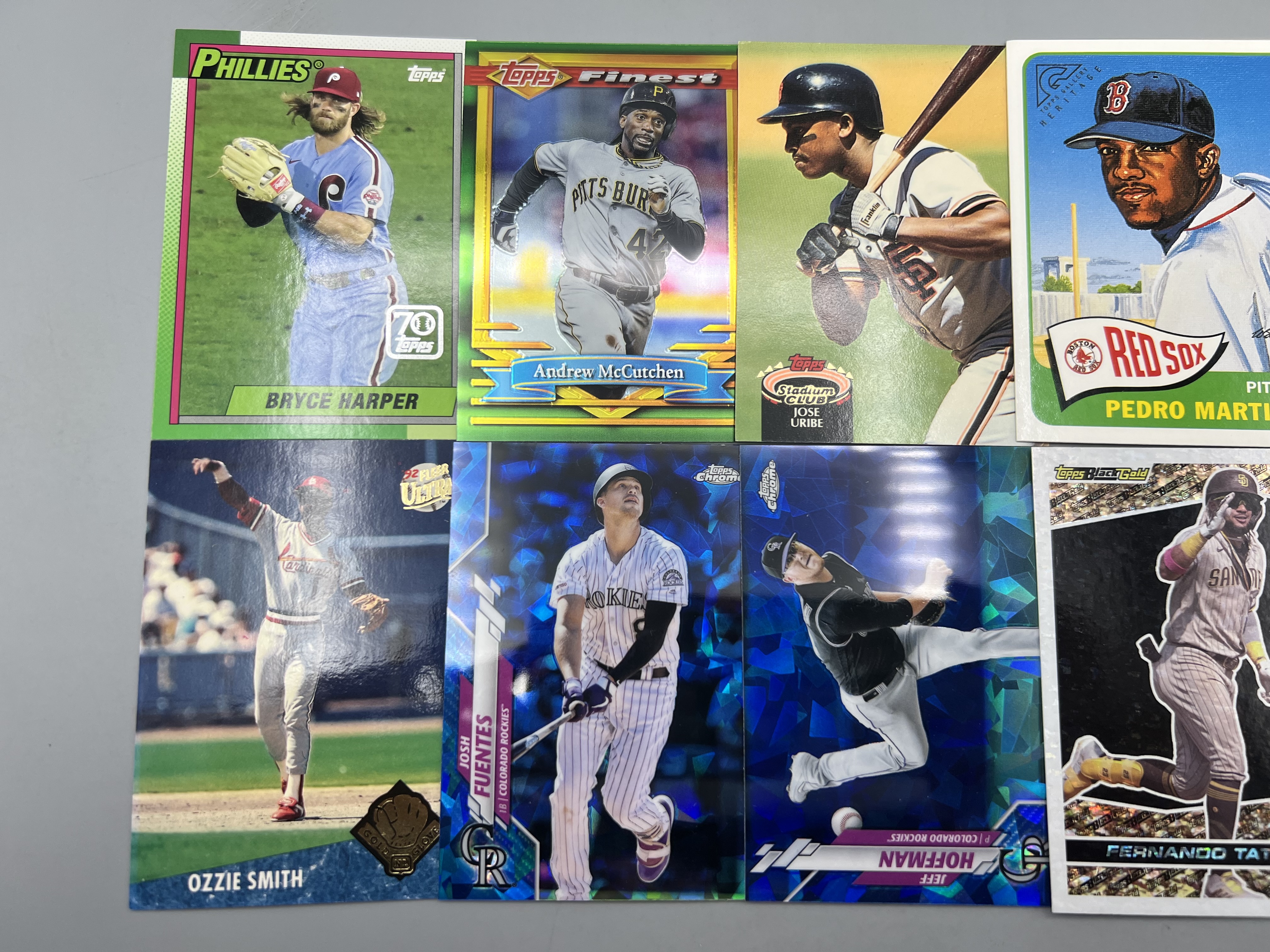 (11) Assorted Baseball Trading Cards W/ Stars & Parallels