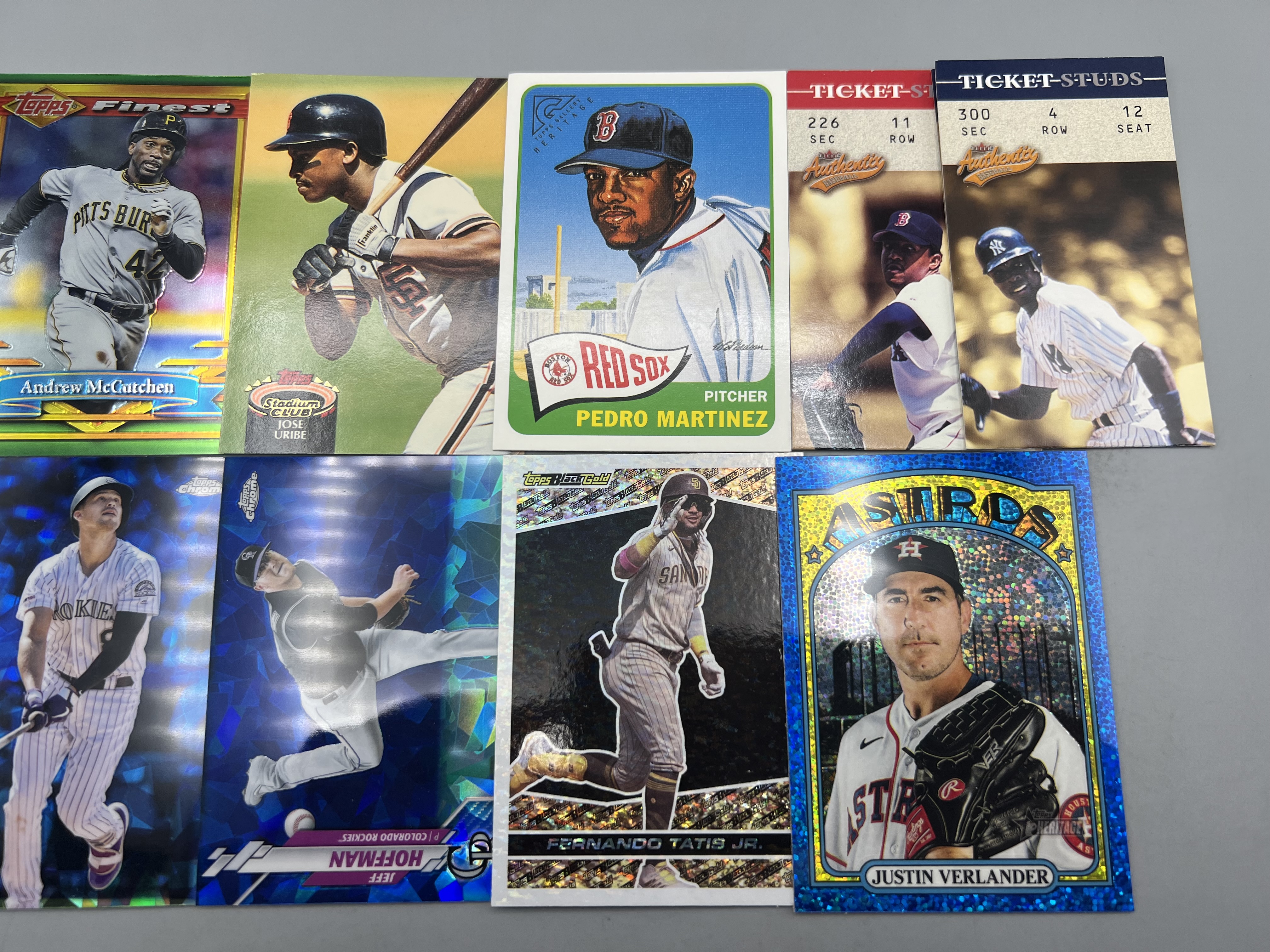 (11) Assorted Baseball Trading Cards W/ Stars & Parallels