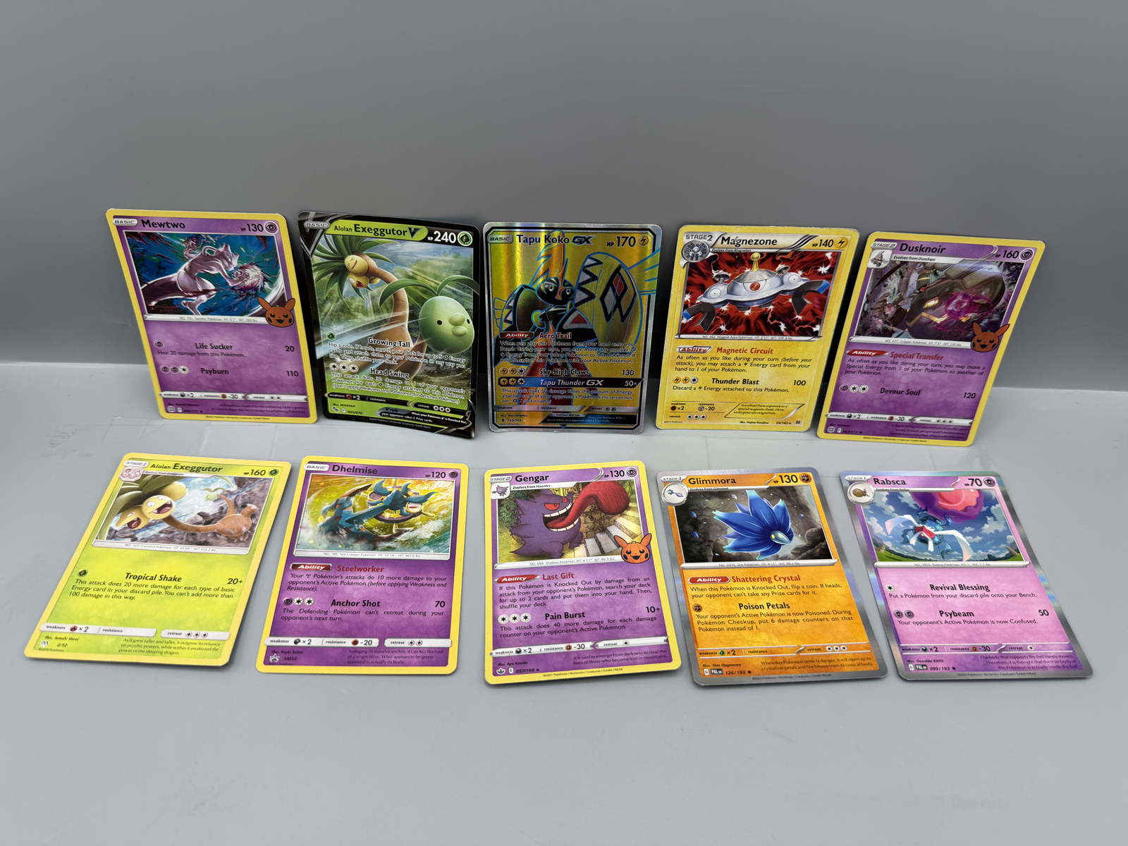 Pokemon Holo Lot of 10 - Varying conditions - some with heavy wear