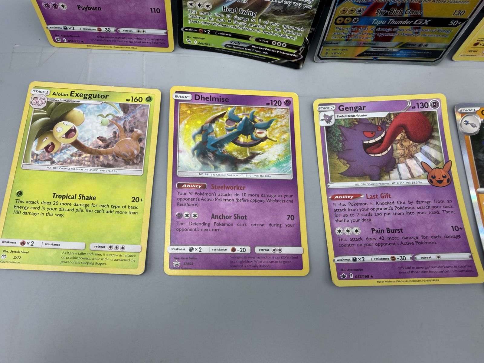 Pokemon Holo Lot of 10 - Varying conditions - some with heavy wear