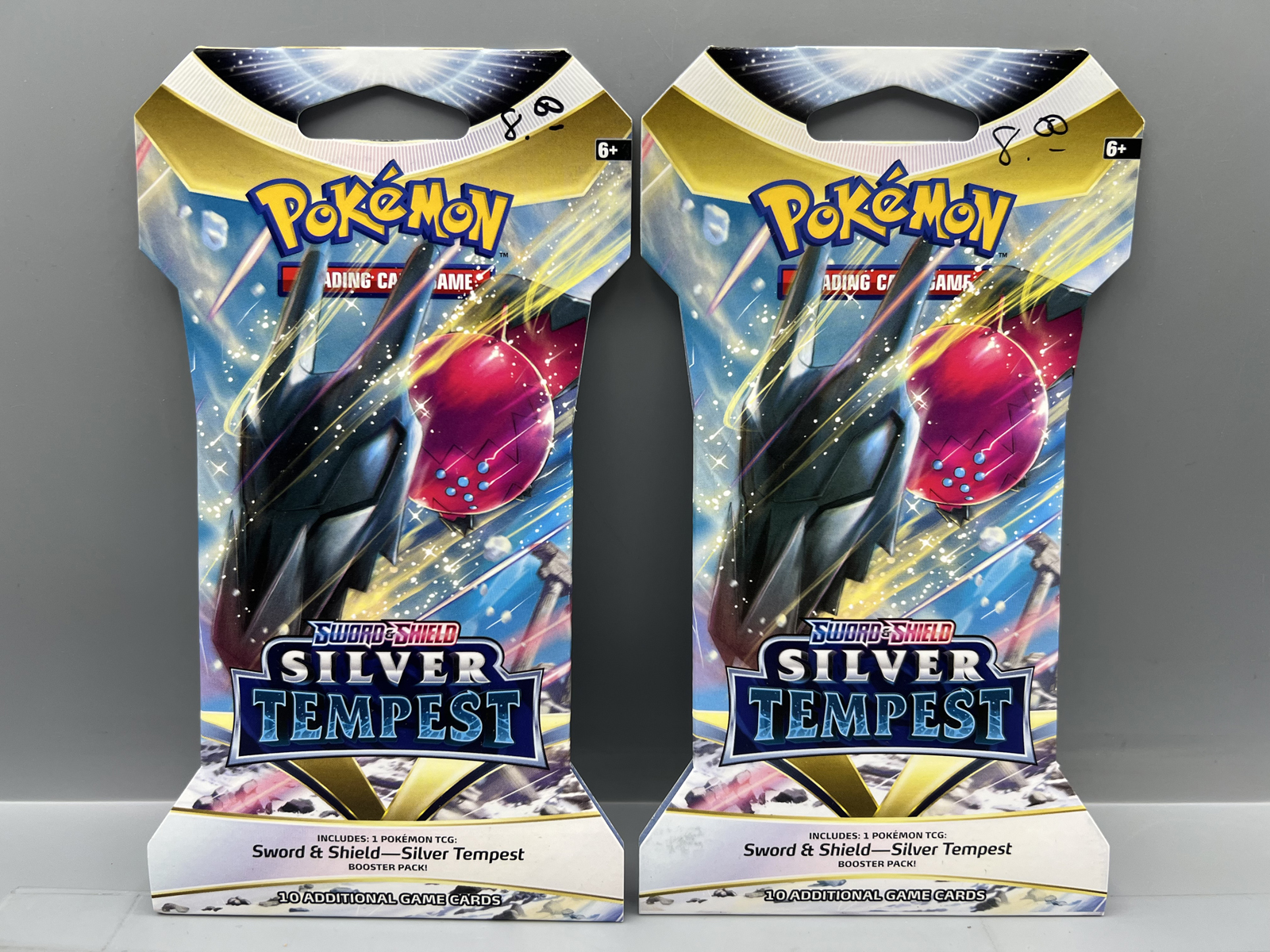 (2) 2022 Pokemon Sword & Shield Silver Tempest Factory Sealed Booster Packs