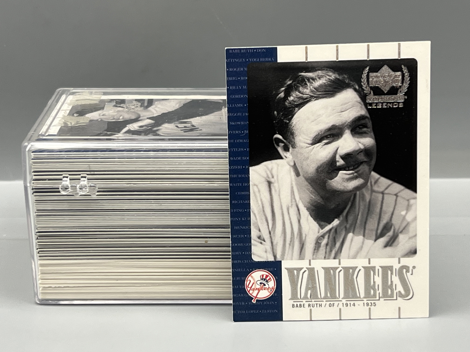 2000 Upper Deck New York Yankees Legends Complete 100 Card Set