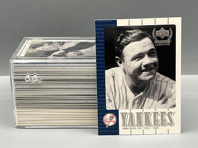 2000 Upper Deck New York Yankees Legends Complete 100 Card Set