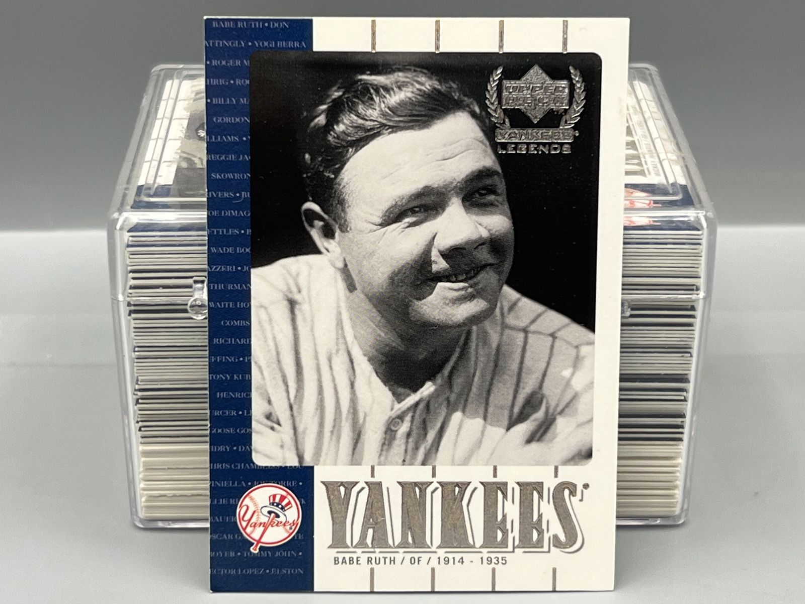2000 Upper Deck New York Yankees Legends Complete 100 Card Set