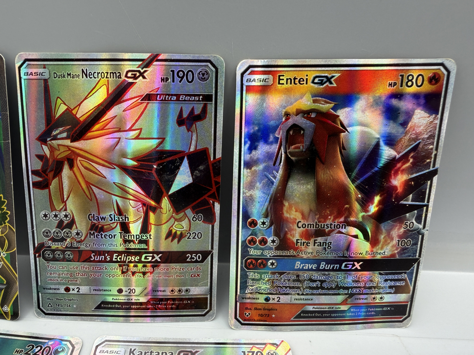 Pokemon Holo Lot of 5 - Varying conditions - creases