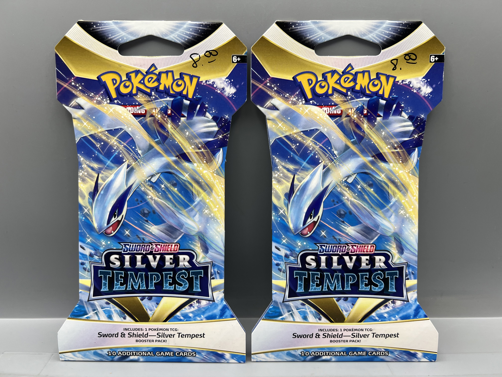 (2) 2022 Pokemon Sword & Shield Silver Tempest Factory Sealed Booster Packs