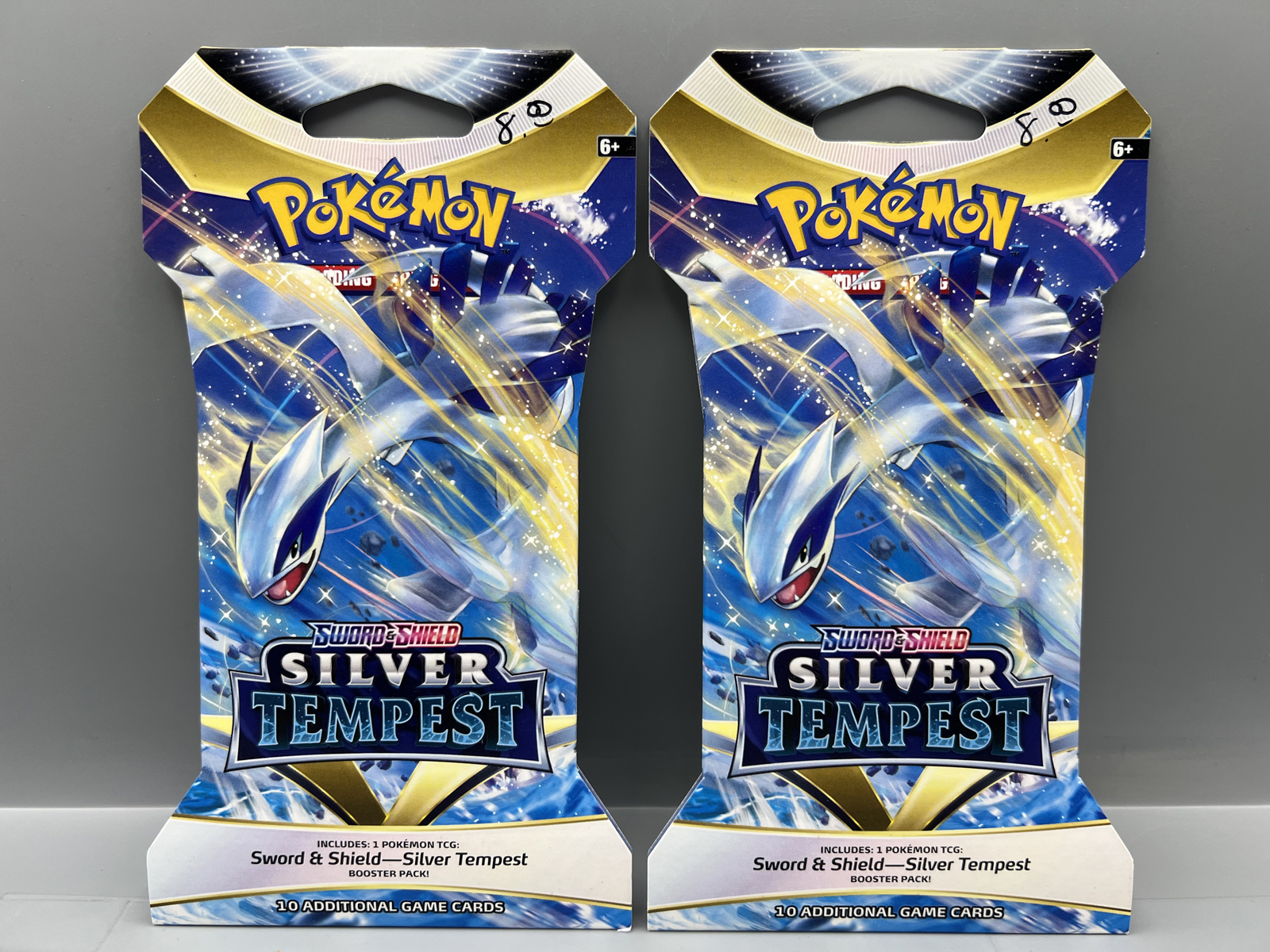 (2) 2022 Pokemon Sword & Shield Silver Tempest Factory Sealed Booster Packs