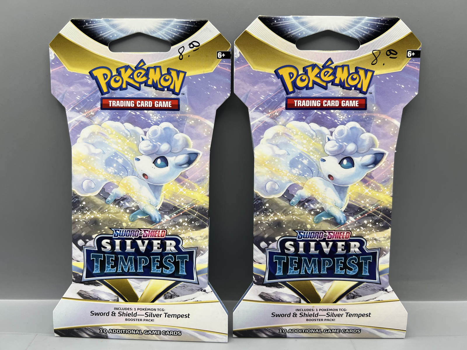 (2) 2022 Pokemon Sword & Shield Silver Tempest Factory Sealed Booster Packs