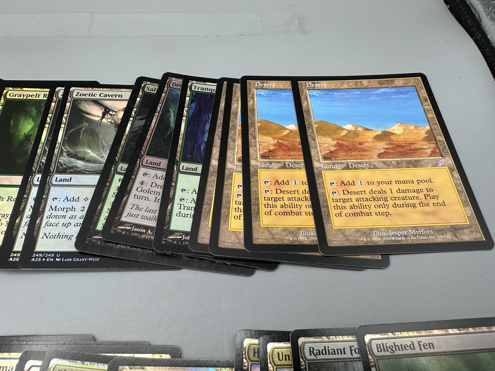 Lot of Magic The Gathering Land Trading Cards