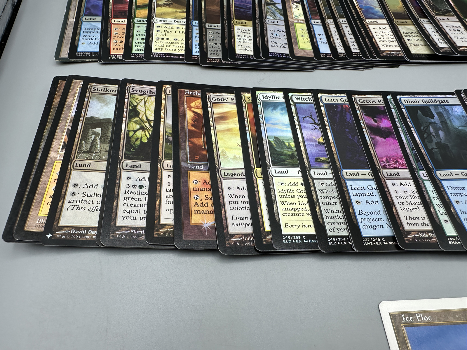 Lot of Magic The Gathering Land Trading Cards