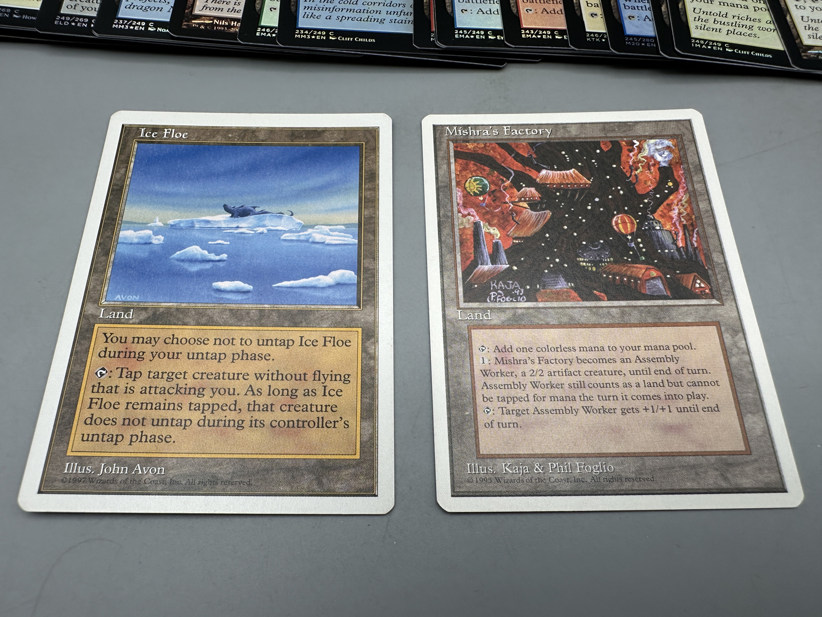 Lot of Magic The Gathering Land Trading Cards