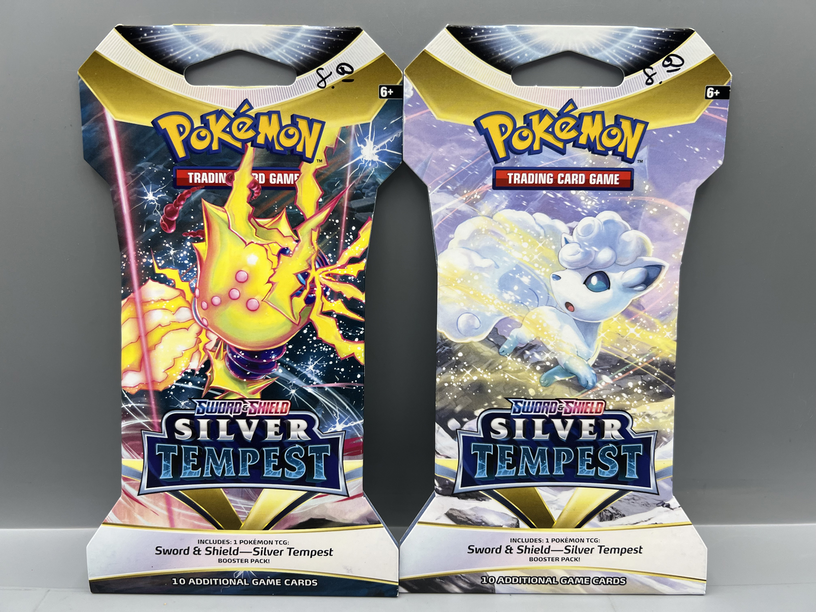 (2) 2022 Pokemon Sword & Shield Silver Tempest Factory Sealed Booster Packs
