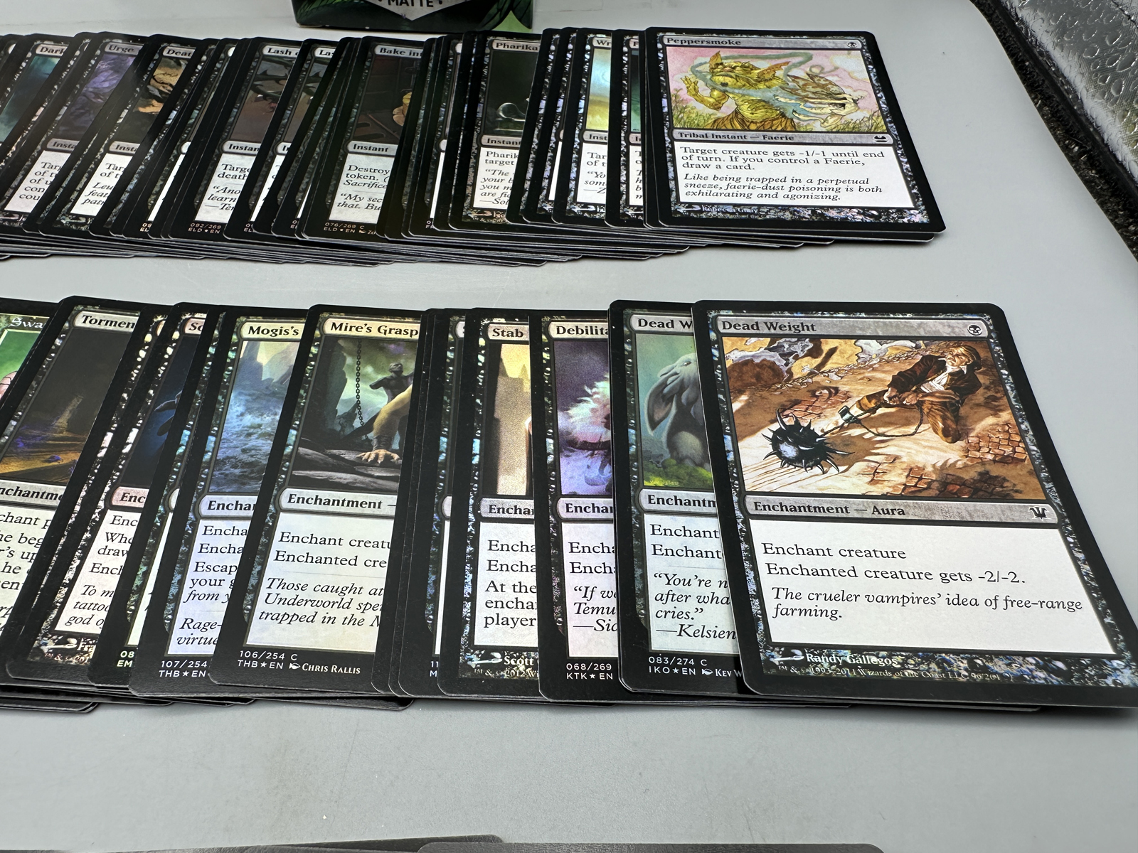 Lot of Magic The Gathering Trading Cards Black Lot
