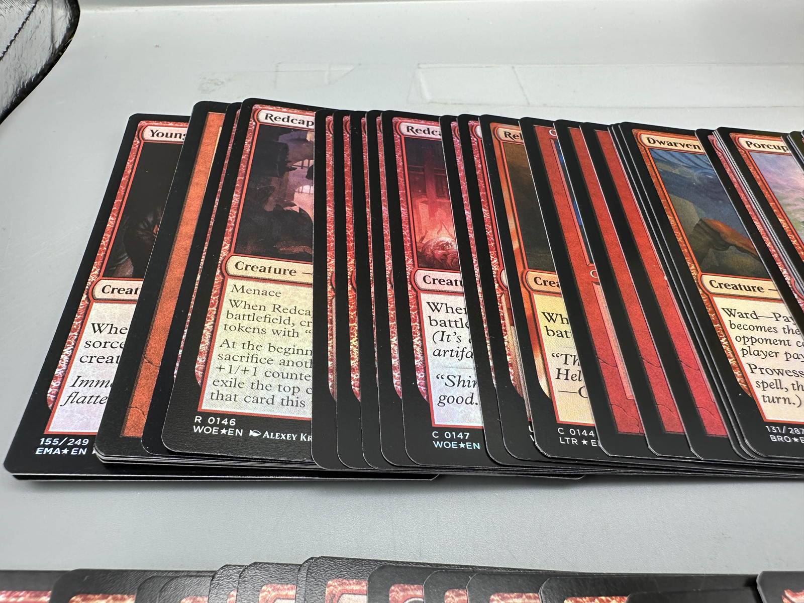 Lot of Magic The Gathering Trading Cards Red Lot