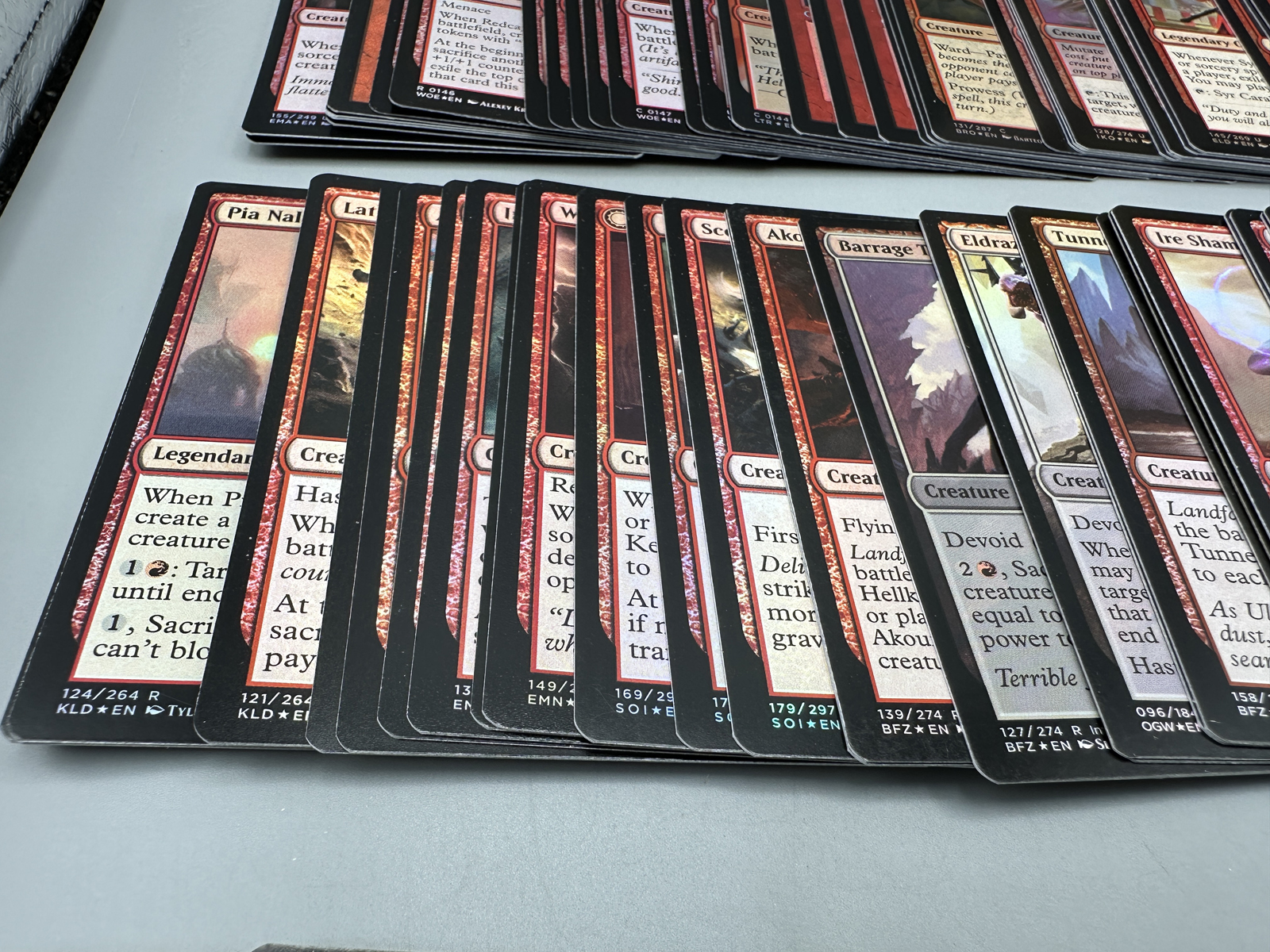 Lot of Magic The Gathering Trading Cards Red Lot