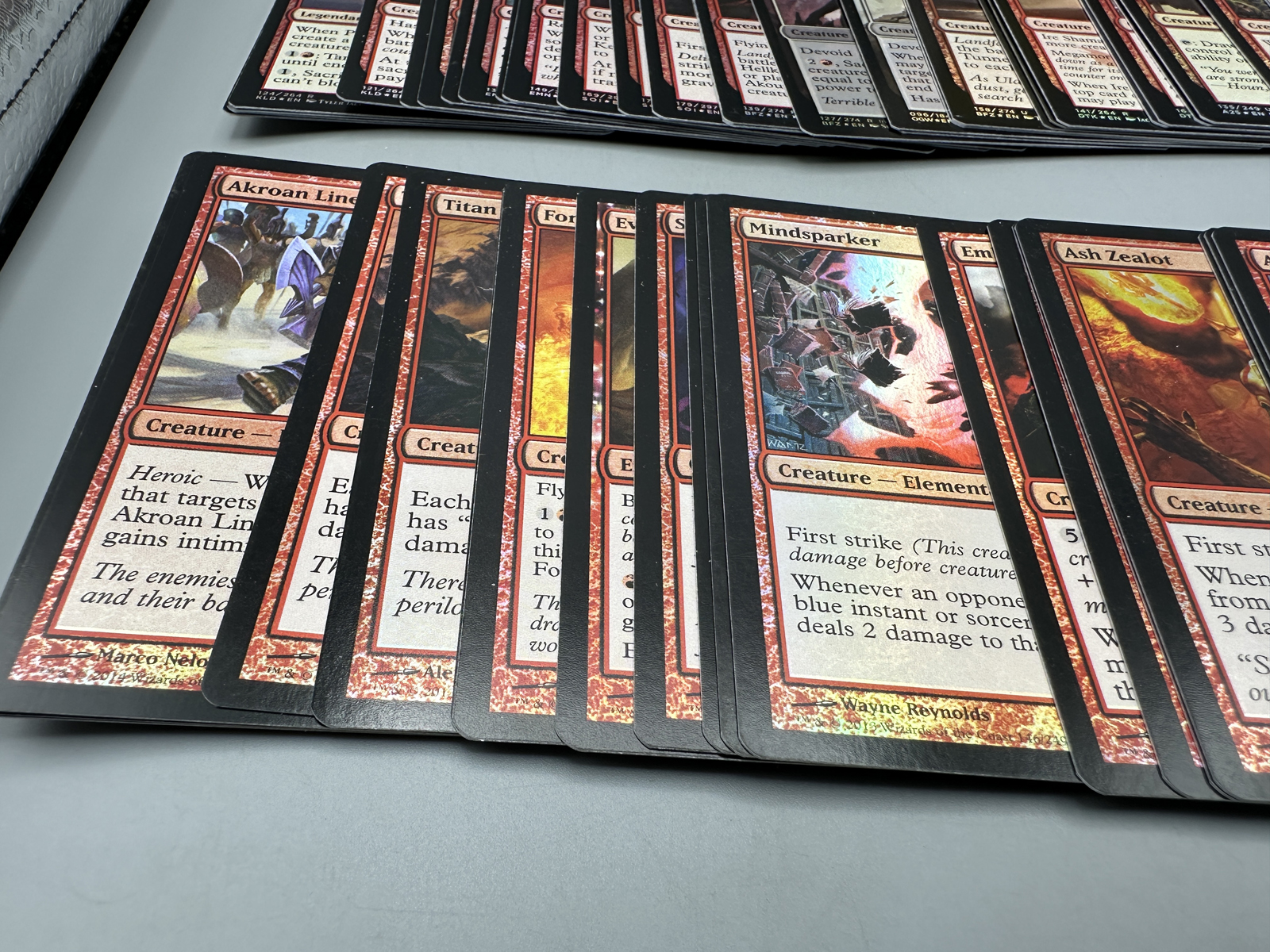 Lot of Magic The Gathering Trading Cards Red Lot