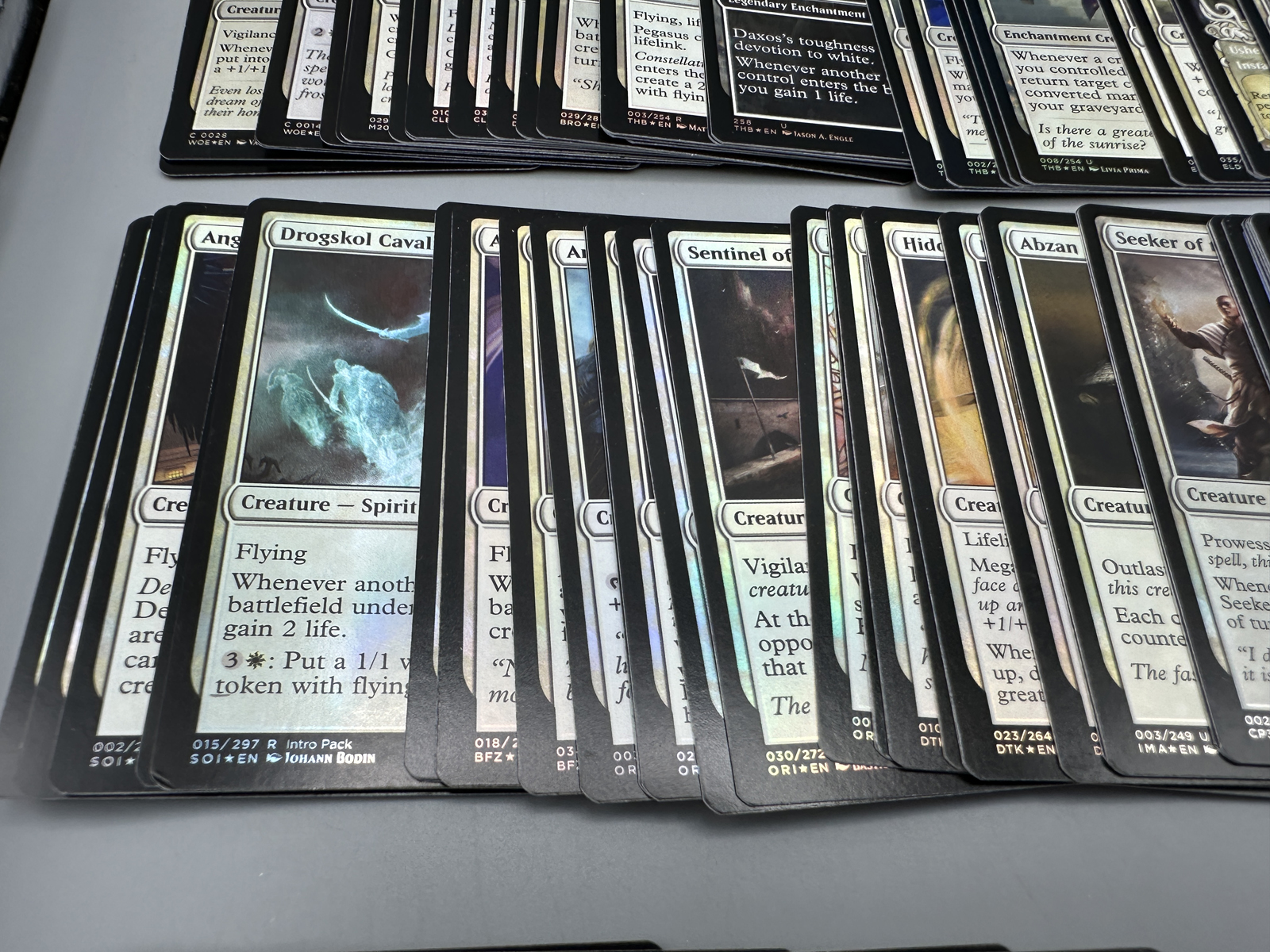 Lot of Magic The Gathering Trading Cards White Lot